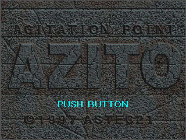 Azito title screen for Playstation